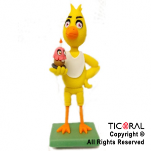 ADORNO CHICA CHICKEN PORCELANA FRIA x 1